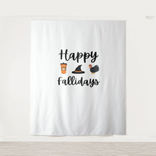 Tenture Vache Highland Chute Automne Fille Thanksgiving O