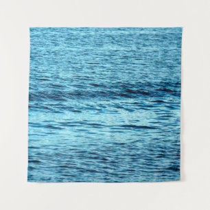 Tenture Vague d'eau bleue abstraite fond abstrait, aqua,