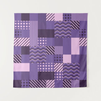 Tenture Vagues Points Gris : Moderne Sans Fil.