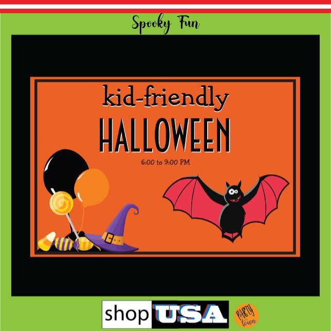 Tenture Valeur de fête de bonbons d'Halloween pour enfants (Créateur téléchargé)