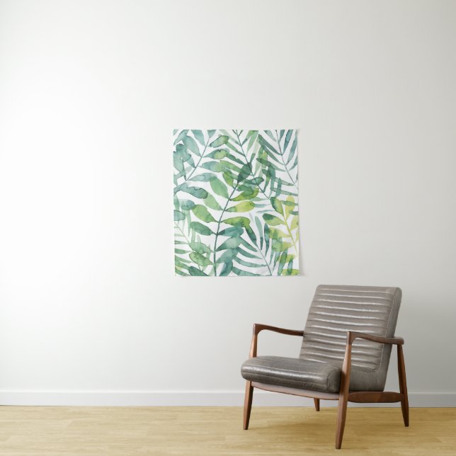 Tenture Valse Frond - Feuilles Frond Palm (En situation)