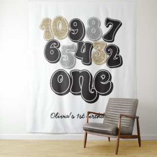 Tenture Veille du Nouvel An Premier Anniversaire