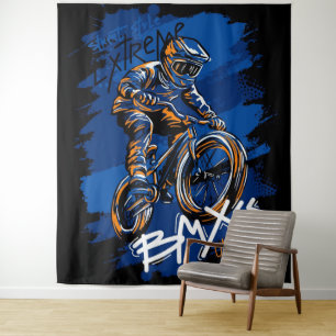 Tenture Vélo BMX streetwear graffiti urbain 