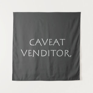 Tenture Vendeur de caveat