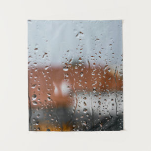 Tenture Verre avec gouttes d'eau