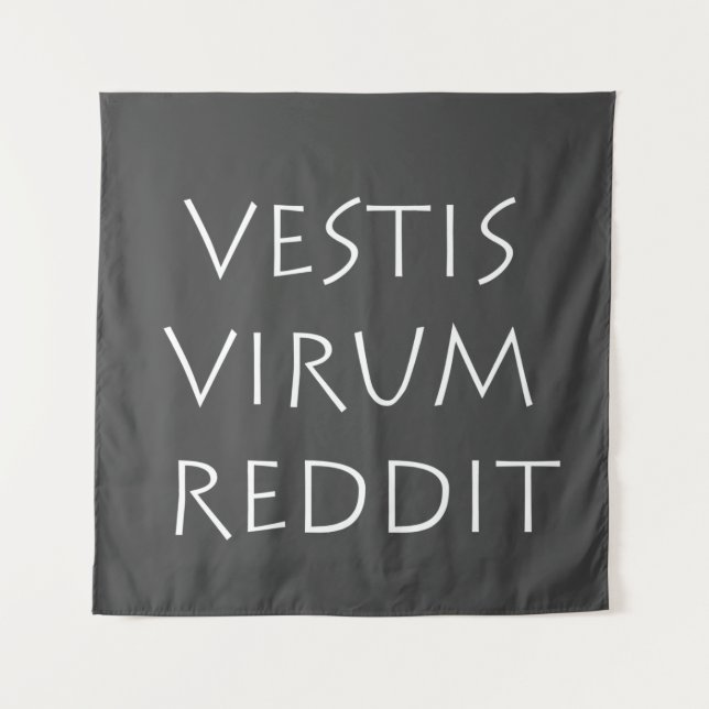 Tenture Vestis virum reddit (Devant)