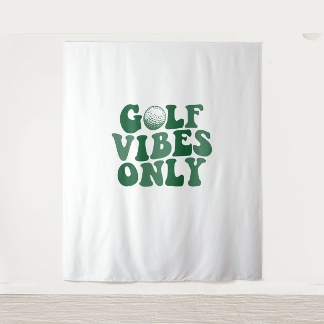 Tenture Vibes De Golf Seulement, Lover De Golf (Devant)