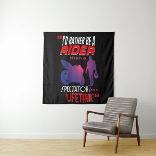 Tenture Vie d’un motocycliste : Ride, Ne regarde pas