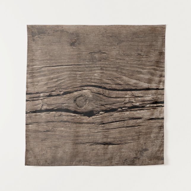 Tenture Vieux dormeurs en bois texturé fond abstrait, un (Devant)