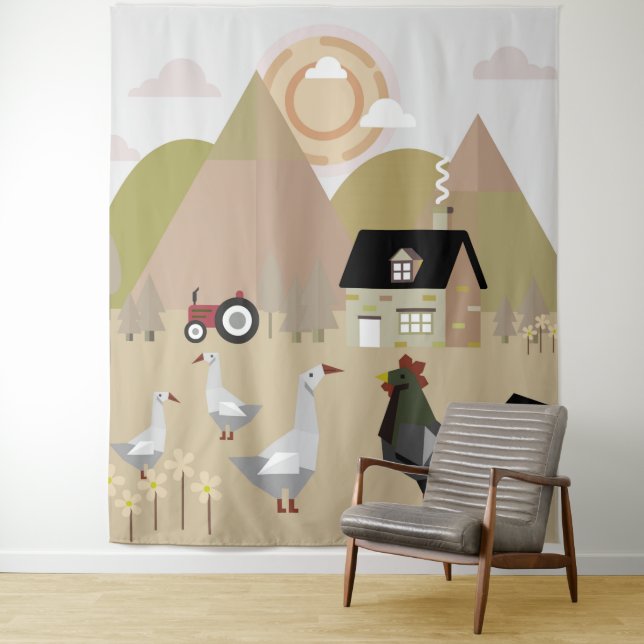 Tenture Village (En situation)