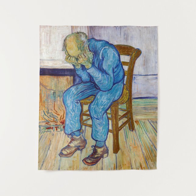 Tenture Vincent van Gogh - À la porte de l'éternité (Devant)