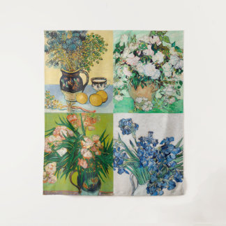 Tenture Vincent Van Gogh Collage de peinture à fleurs des 