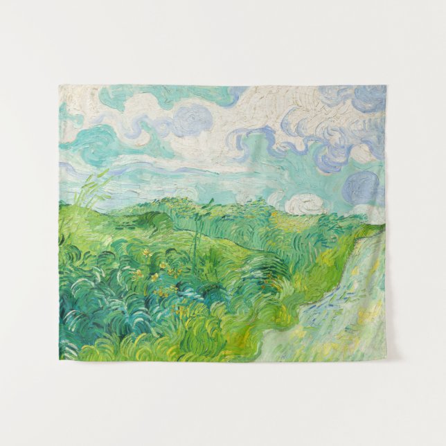 Tenture Vincent van Gogh - Green Wheat Field, Auvers (Devant (Horizontal))