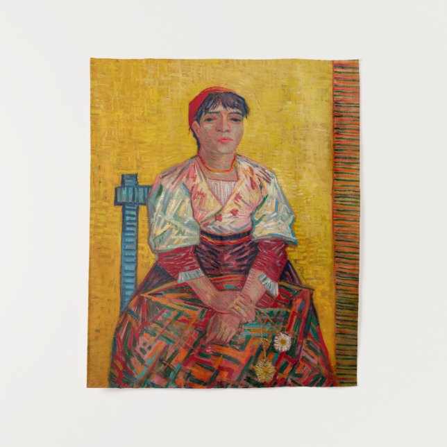 Tenture Vincent Van Gogh - La femme italienne (Devant)