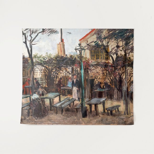 Tenture Vincent Van Gogh - La Guinguette sur Montmartre (Devant (Horizontal))