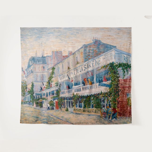 Tenture Vincent van Gogh - Le Restaurant de la Sirene (Devant (Horizontal))