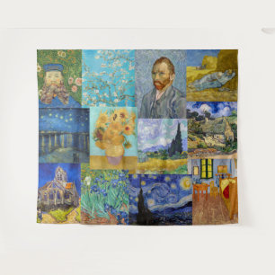 Tenture Vincent Van Gogh - Masterpieces Patchwork