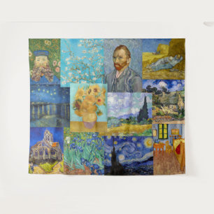 Tenture Vincent Van Gogh - Masterpieces Patchwork
