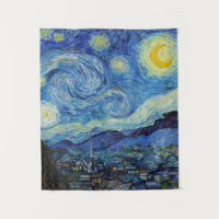 Vincent Van Gogh Nuit Étoilée Art Fin Vintage