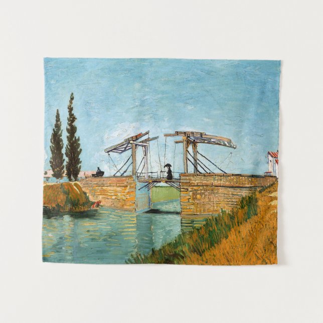 Tenture Vincent van Gogh - Pont Langlois à Arles #3 (Devant (Horizontal))