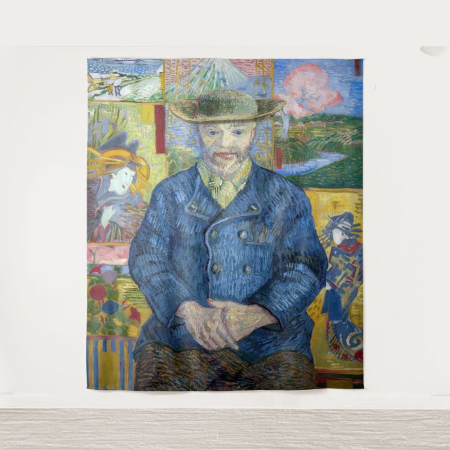 Tenture Vincent van Gogh - Portrait de Pere Tanguy (Devant)
