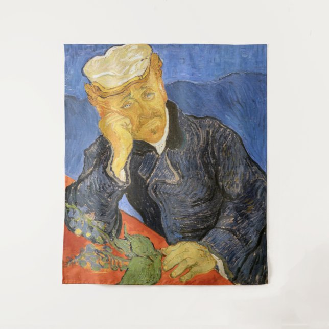 Tenture Vincent Van Gogh - Portrait du Docteur Paul Gachet (Devant)