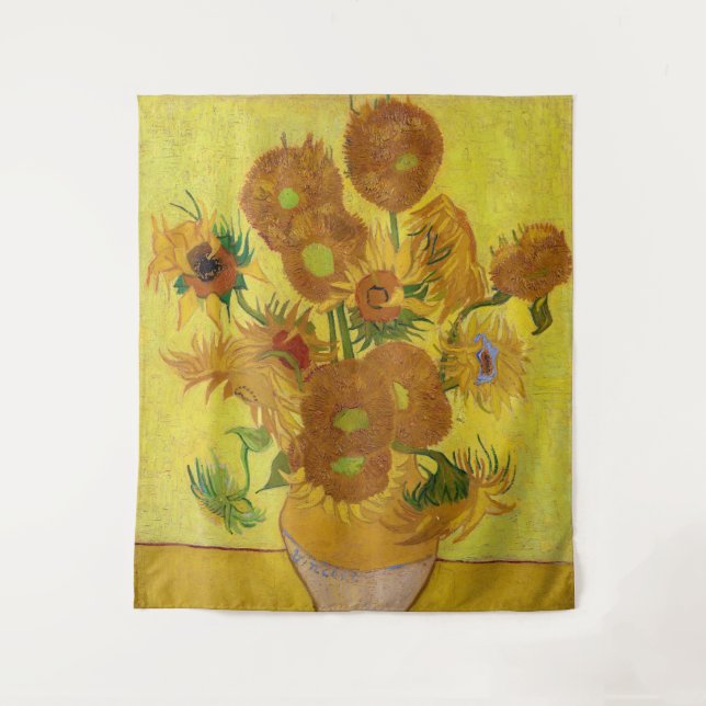 Tenture Vincent van Gogh - Vase avec quinze tournesols (Devant)