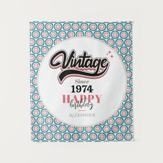 Tenture Vintage depuis - 1974 (Devant)