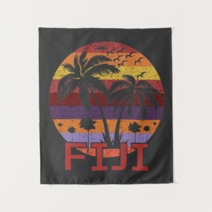 Tenture Vintage Fiji Summer Beach Travel