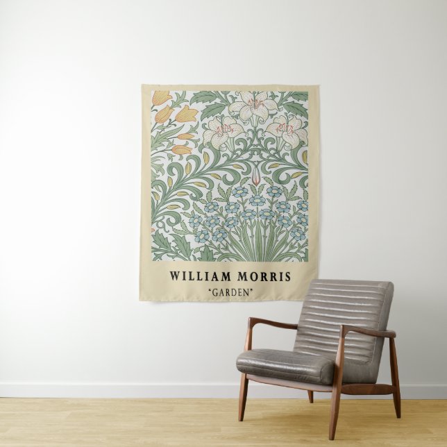 Tenture Vintage William Morris Garden (En situation)