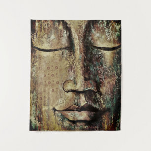 Tenture Visage tribal Abstrait