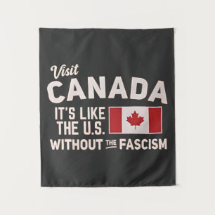 Tenture Visiter le Canada C’est comme les États-Unis, mais