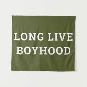 Tenture Vive Boyhood Boy's Room Salle de jeu Nursery Wall