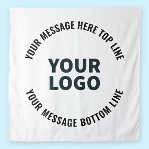 Tenture Votre logo ou image   Texte éditable gras