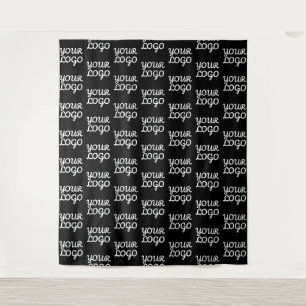 Tenture Votre logo   Simple répétition Motif de logo