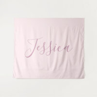 Votre texte | Élégant Script & Soft Blush Rose