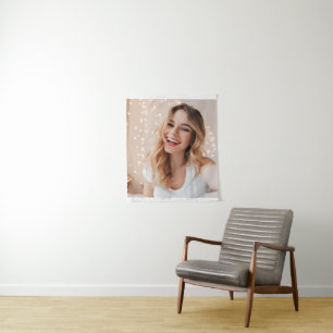 Tenture Votre visage sur une personnalisation d'anniversai