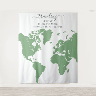 Tenture Voyage De Miss À Mme Bridal Contexte