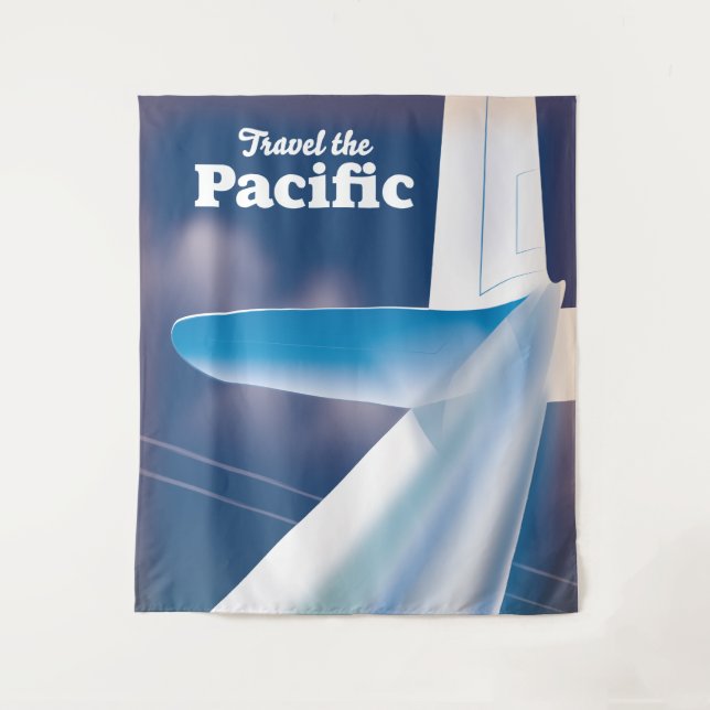 Tenture Voyagez dans le Pacifique (Devant)
