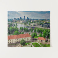 Vue aérienne de Vilnius, Lituanie
