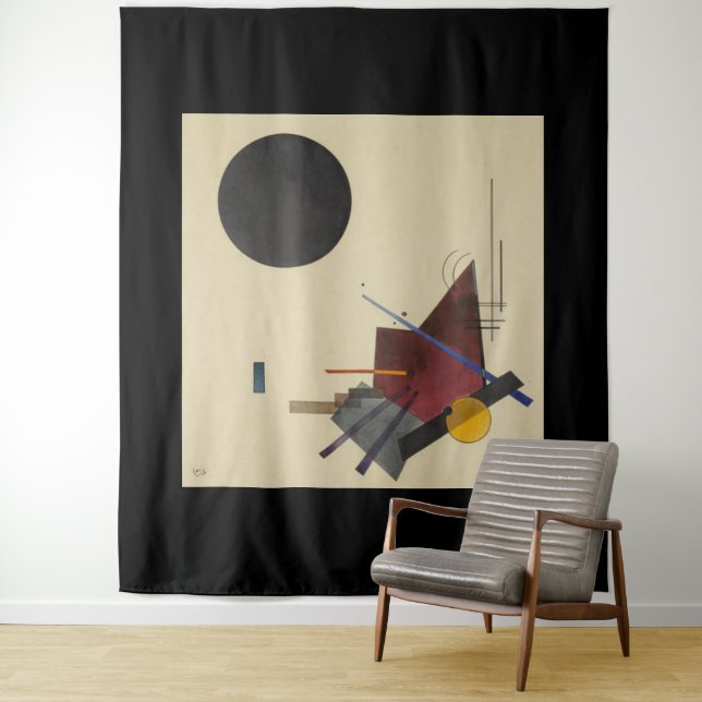 Tenture Wassily Kandinsky, Black Relationship, 1924 (En situation)