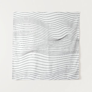 Tenture Wave Lines Motif Abstrait Arrière - plan.art, vagu