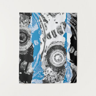 Tenture Wave Mechanism – Abstract Medium Tapestry 