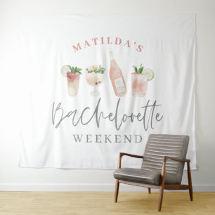 Tenture Week-end de bachelorette pour boissons modernes à 