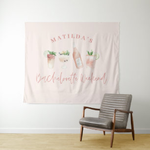 Tenture Week-end de bachelorette pour boissons modernes à 