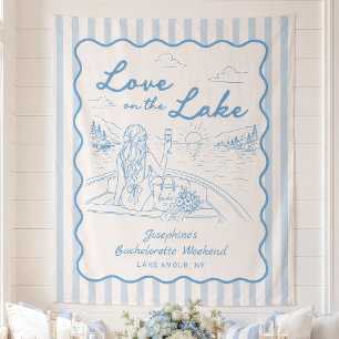 Tenture Week-end de célibataire Love on the Lake pour la m