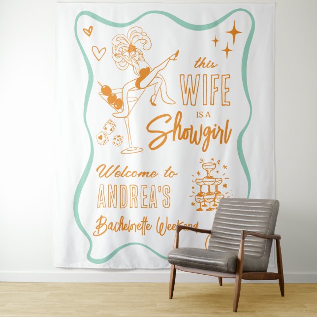 Tenture Wife is a Show Girl Bachelorette Weekend Welcome (En situation)