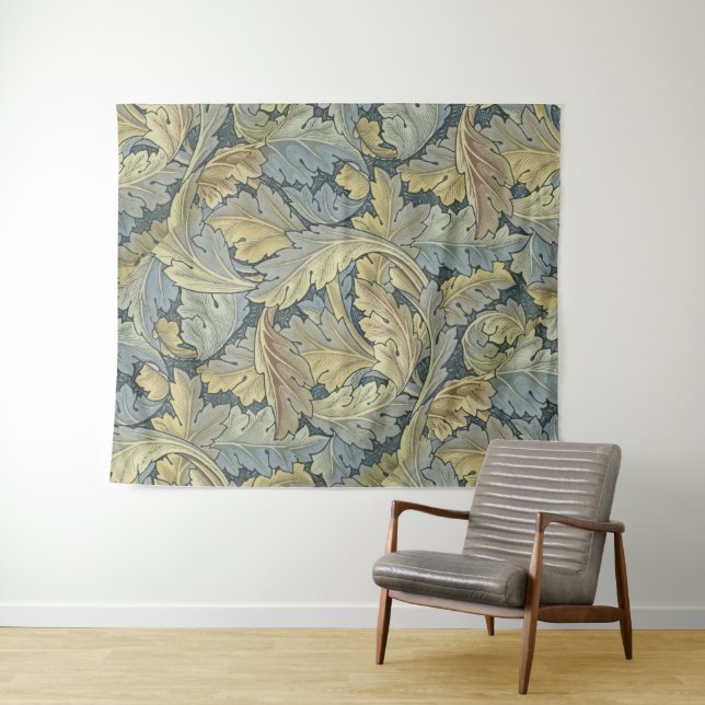 Tenture William Morris Acanthus Feuille Floral Art Nouveau (En situation (horizontale))