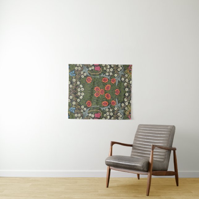 Tenture William Morris Blackthorn Garden Flower Classic (En situation (horizontale))