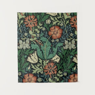 Tenture William Morris Compton Floral Art Nouveau Motif